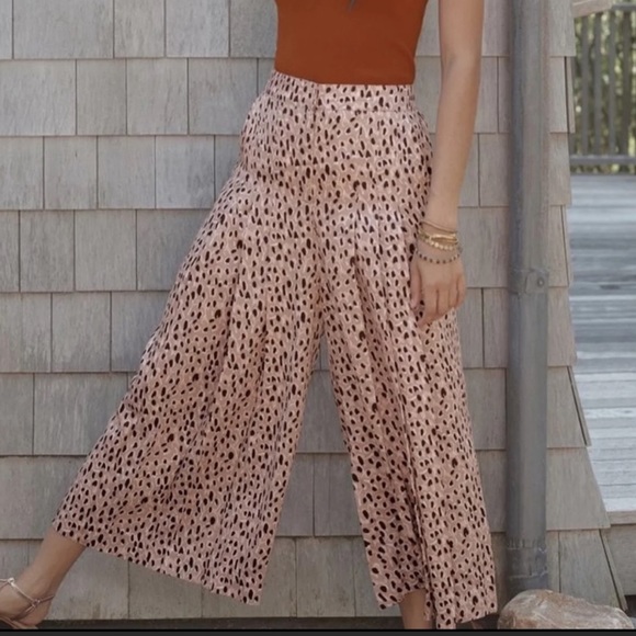 Anthropologie Isobel Pleated Wide Leg Pants - Picture 3 of 6